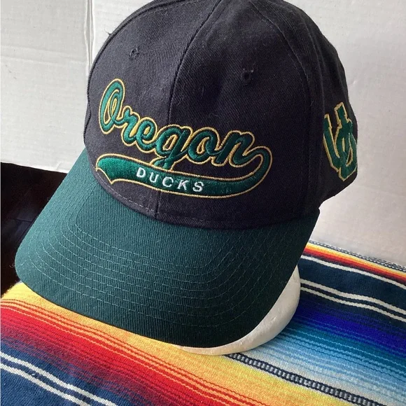 Vintage Starter University of Oregon SnapBack script Hat 80% wool the natural - Picture 2 of 13